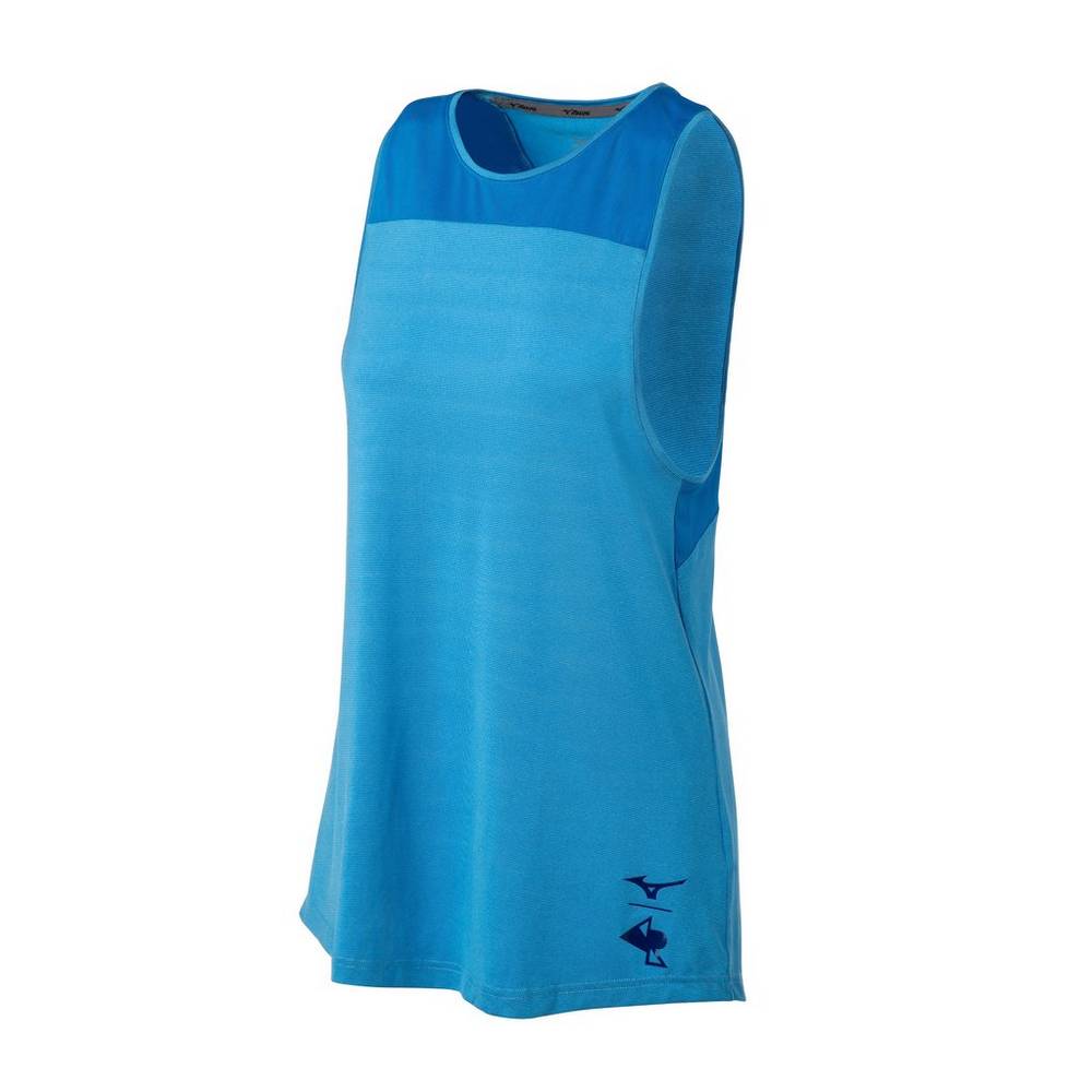 Mizuno Women's April Ross Luxe Tank Top Blue (440692-MDU)